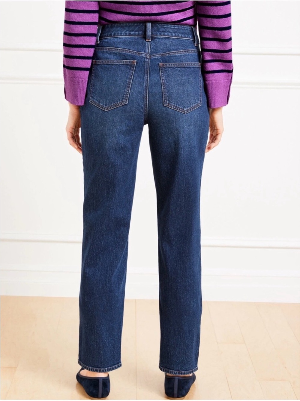 Talbots High waist Relaxed Straight Leg Jean Women’s 10P Stretch